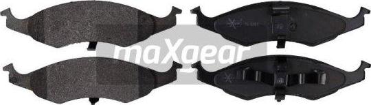Maxgear 19-0864 - Тормозные колодки, дисковые, комплект autosila-amz.com