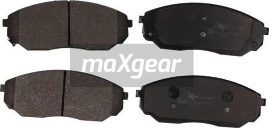 Maxgear 19-0888 - Тормозные колодки, дисковые, комплект autosila-amz.com