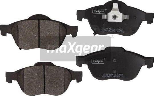 Maxgear 19-1498 - Тормозные колодки, дисковые, комплект autosila-amz.com