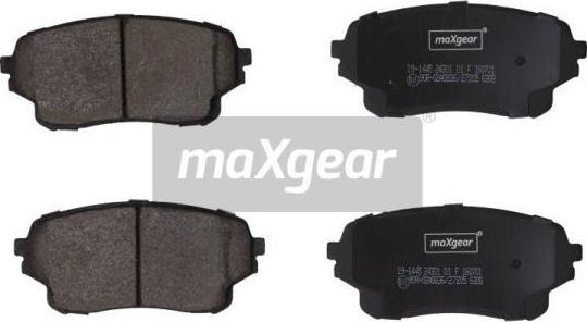Maxgear 19-1445 - Тормозные колодки, дисковые, комплект autosila-amz.com