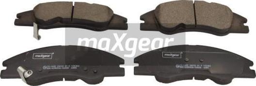 Maxgear 19-1435 - Тормозные колодки, дисковые, комплект autosila-amz.com