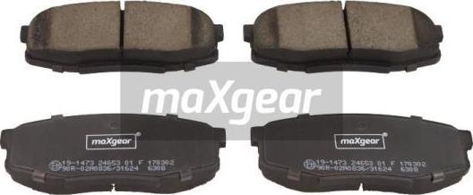 Maxgear 19-1473 - Тормозные колодки, дисковые, комплект autosila-amz.com