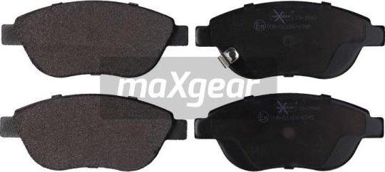 Maxgear 19-1540 - Тормозные колодки, дисковые, комплект autosila-amz.com