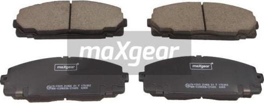 Maxgear 19-1509 - Тормозные колодки, дисковые, комплект autosila-amz.com