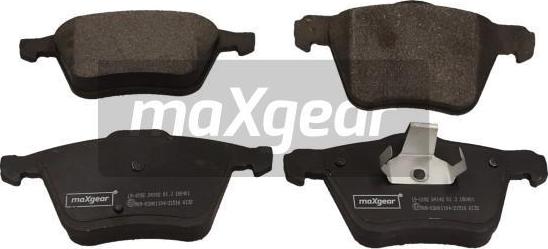 Maxgear 19-1092 - Тормозные колодки, дисковые, комплект autosila-amz.com