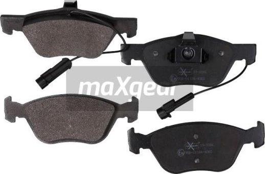 Maxgear 19-1086 - Комплект тормозных колодок, дисковый тормоз autosila-amz.com