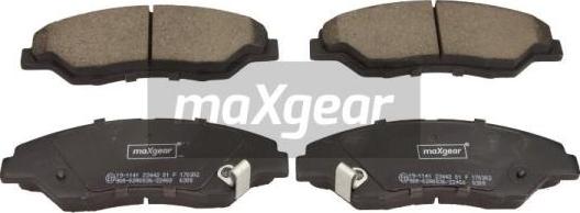 Maxgear 19-1141 - Тормозные колодки, дисковые, комплект autosila-amz.com