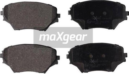 Maxgear 19-1155 - Тормозные колодки, дисковые, комплект autosila-amz.com