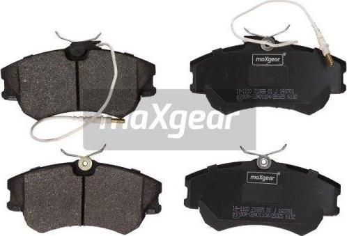 Maxgear 19-1100 - Тормозные колодки, дисковые, комплект autosila-amz.com