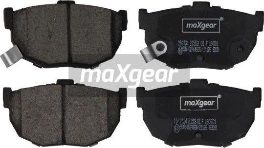 Maxgear 19-1134 - Тормозные колодки, дисковые, комплект autosila-amz.com