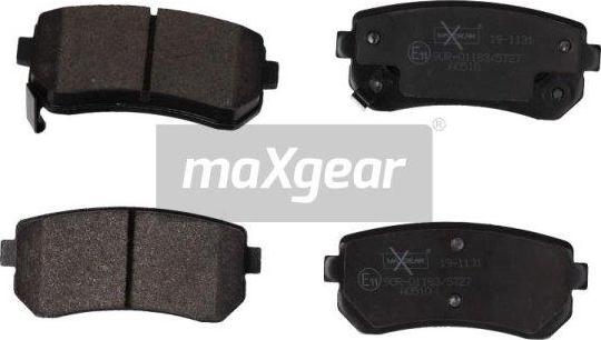 Maxgear 19-1131 - Тормозные колодки, дисковые, комплект autosila-amz.com