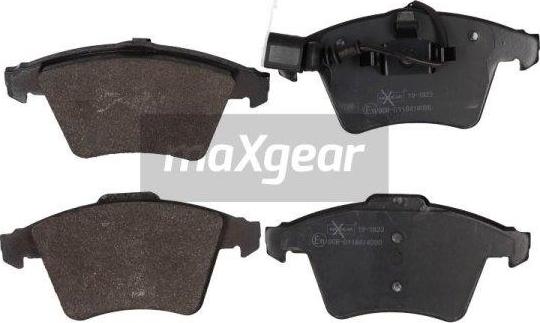 Maxgear 19-1823 - Тормозные колодки, дисковые, комплект autosila-amz.com