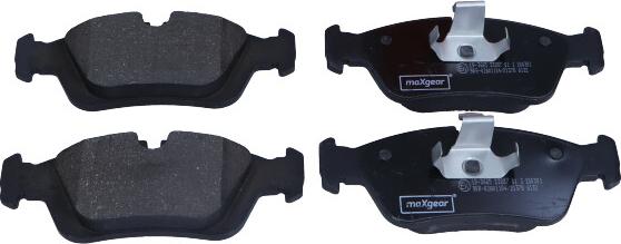 Maxgear 19-3665 - Тормозные колодки, дисковые, комплект autosila-amz.com