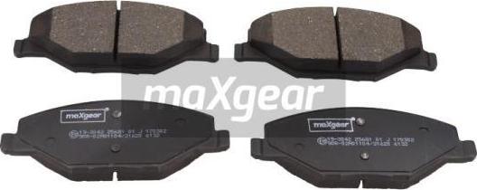 Maxgear 19-3042 - Тормозные колодки, дисковые, комплект autosila-amz.com