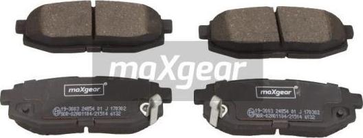 Maxgear 19-3003 - Тормозные колодки, дисковые, комплект autosila-amz.com