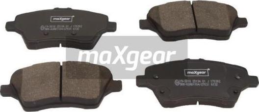 Maxgear 19-3018 - Тормозные колодки, дисковые, комплект autosila-amz.com