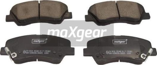 Maxgear 19-3032 - Тормозные колодки, дисковые, комплект autosila-amz.com