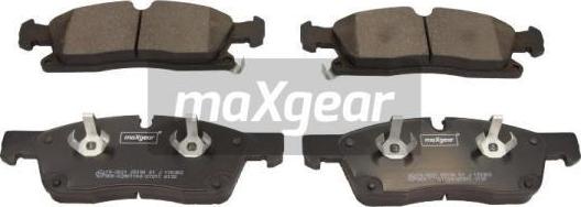 Maxgear 19-3021 - Тормозные колодки, дисковые, комплект autosila-amz.com