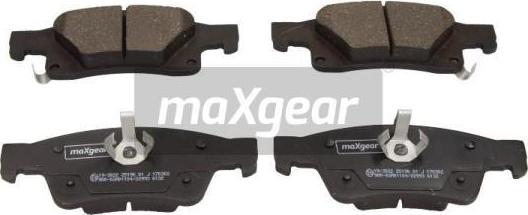 Maxgear 19-3022 - Тормозные колодки, дисковые, комплект autosila-amz.com