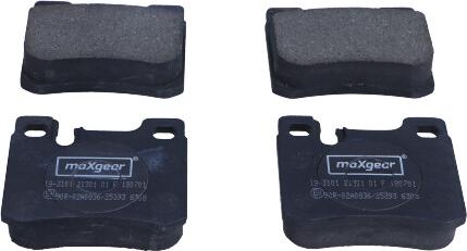 Maxgear 19-3101 - Колодки тормозные дисковые autosila-amz.com