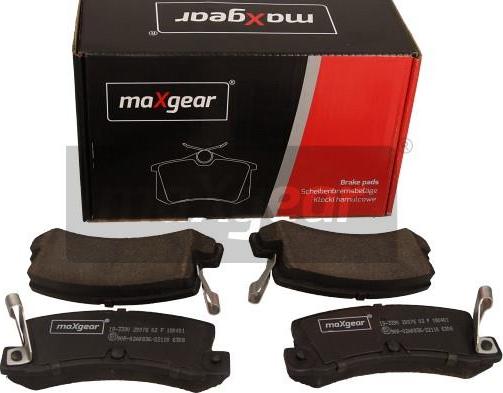 Maxgear 19-3390 - Тормозные колодки, дисковые, комплект autosila-amz.com