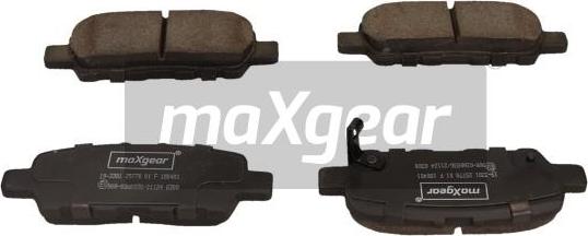 Maxgear 19-3381 - Тормозные колодки, дисковые, комплект autosila-amz.com