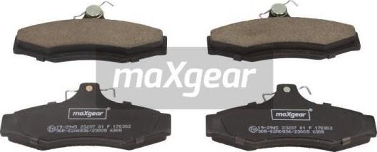 Maxgear 19-2945 - Тормозные колодки, дисковые, комплект autosila-amz.com
