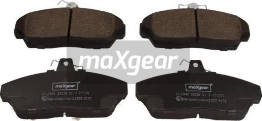 Maxgear 19-2940 - Тормозные колодки, дисковые, комплект autosila-amz.com