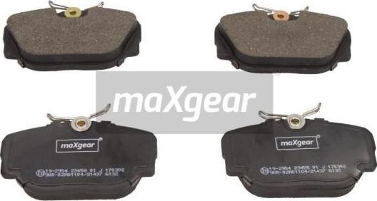 Maxgear 19-2954 - Тормозные колодки, дисковые, комплект autosila-amz.com