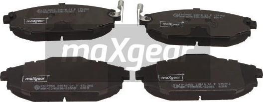 Maxgear 19-2958 - Тормозные колодки, дисковые, комплект autosila-amz.com