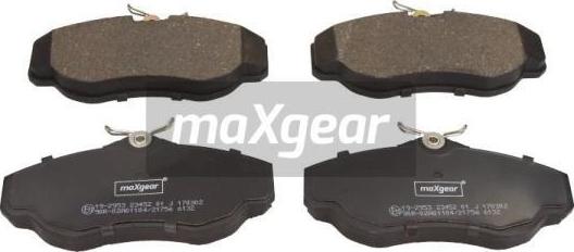 Maxgear 19-2953 - Тормозные колодки, дисковые, комплект autosila-amz.com