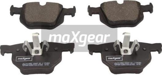 Maxgear 19-2952 - Тормозные колодки, дисковые, комплект autosila-amz.com