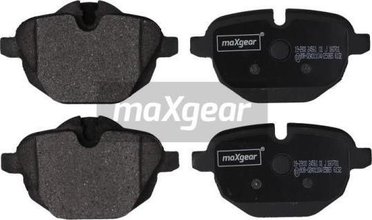 Maxgear 19-2900 - Тормозные колодки, дисковые, комплект autosila-amz.com
