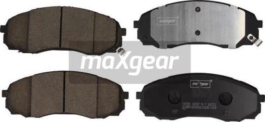 Maxgear 19-2901 - Тормозные колодки, дисковые, комплект autosila-amz.com