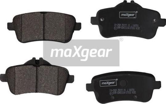Maxgear 19-2920 - Тормозные колодки, дисковые, комплект autosila-amz.com