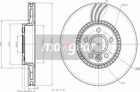 Maxgear 19-2429 - Тормозной диск autosila-amz.com