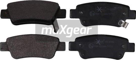 Maxgear 19-2096 - Тормозные колодки, дисковые, комплект autosila-amz.com