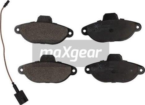 Maxgear 19-2141 - Тормозные колодки, дисковые, комплект autosila-amz.com