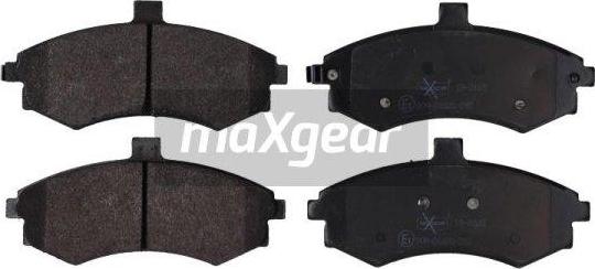 Maxgear 19-2165 - Тормозные колодки, дисковые, комплект autosila-amz.com