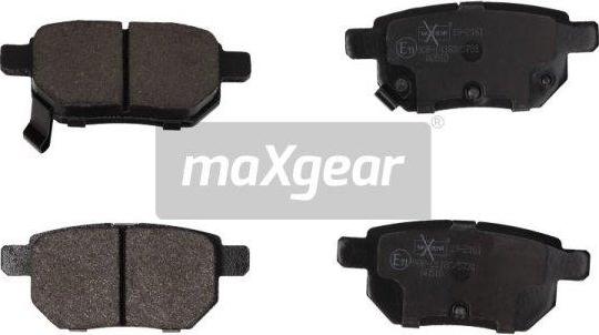 Maxgear 19-2161 - Тормозные колодки, дисковые, комплект autosila-amz.com