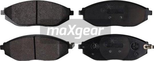 Maxgear 19-2168 - Тормозные колодки, дисковые, комплект autosila-amz.com