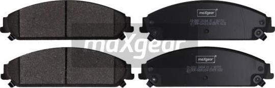 Maxgear 19-2890 - Тормозные колодки, дисковые, комплект autosila-amz.com