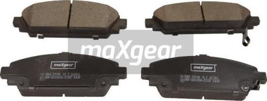 Maxgear 19-2868 - Тормозные колодки, дисковые, комплект autosila-amz.com
