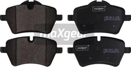 Maxgear 19-2885 - Тормозные колодки, дисковые, комплект autosila-amz.com