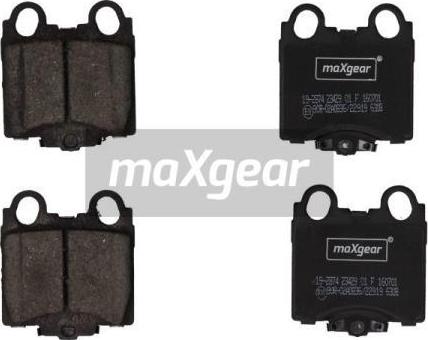 Maxgear 19-2874 - Тормозные колодки, дисковые, комплект autosila-amz.com