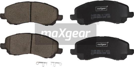 Maxgear 19-2878 - Тормозные колодки, дисковые, комплект autosila-amz.com