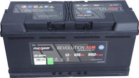 Maxgear 85-0054 - Стартерная аккумуляторная батарея, АКБ autosila-amz.com
