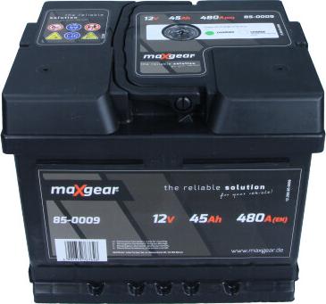 Maxgear 85-0009 - Стартерная аккумуляторная батарея, АКБ autosila-amz.com