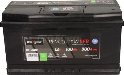 Maxgear 85-0008 - Стартерная аккумуляторная батарея, АКБ autosila-amz.com