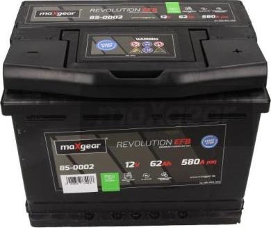 Maxgear 85-0002 - Стартерная аккумуляторная батарея, АКБ autosila-amz.com